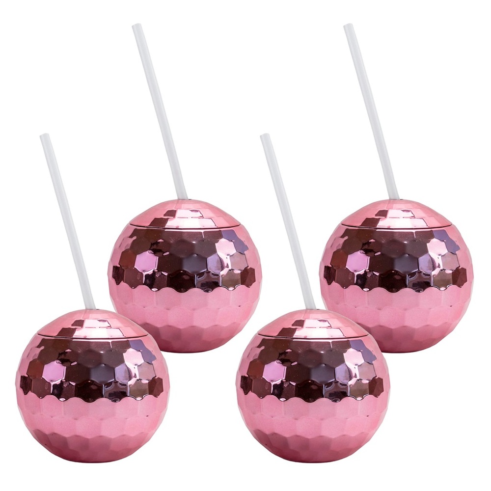 Bachelorette disco ball cups (5)